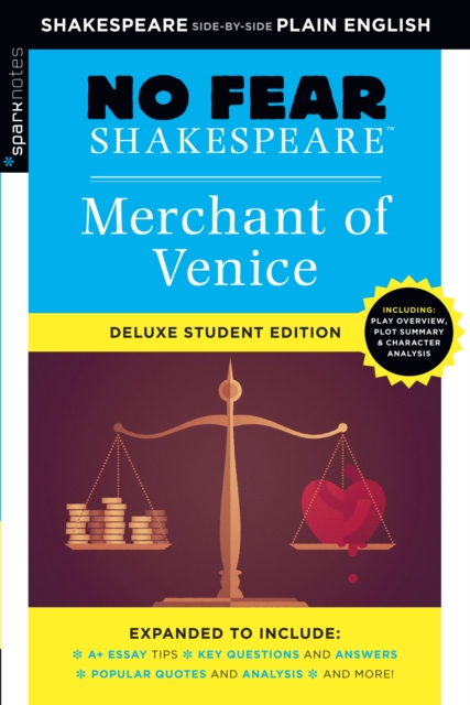 Book Cover for Merchant of Venice: No Fear Shakespeare Deluxe Student Edition by SparkNotes