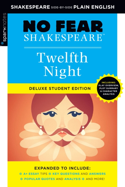 Book Cover for Twelfth Night: No Fear Shakespeare Deluxe Student Edition by SparkNotes