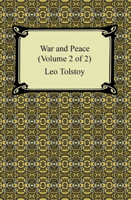 Book Cover for War and Peace (Volume 2 of 2) by Leo Tolstoy