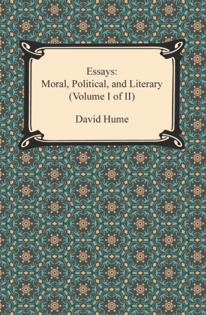 Book Cover for Essays: Moral, Political, and Literary (Volume I of II) by Hume, David