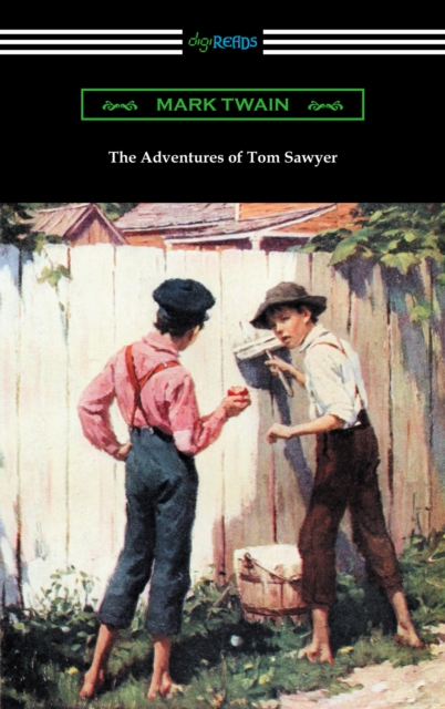 Book Cover for Adventures of Tom Sawyer (Illustrated by Worth Brehm with Introductions by Percy Holmes Boynton and Bertha Evans Ward) by Mark Twain