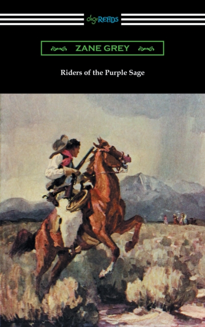 Book Cover for Riders of the Purple Sage (illustrated by W. Herbert Dunton) by Zane Grey