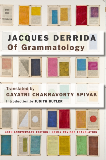 Book Cover for Of Grammatology by Jacques Derrida