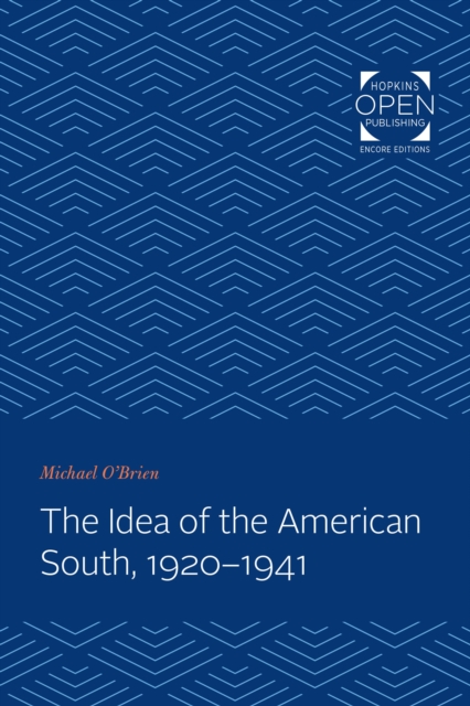 Book Cover for Idea of the American South, 1920-1941 by Michael O'Brien