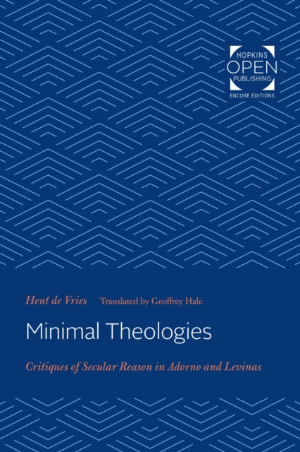 Book Cover for Minimal Theologies by Hent de Vries