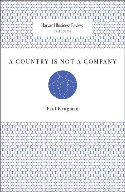 Book Cover for Country Is Not a Company by Krugman, Paul