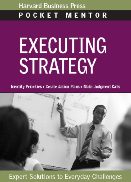 Book Cover for Executing Strategy by Harvard Business Review