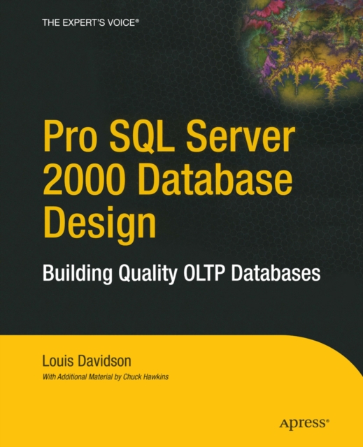 Book Cover for Pro SQL Server 2000 Database Design by Louis Davidson