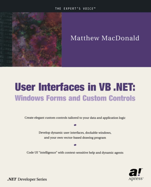 Book Cover for User Interfaces in VB .NET by Matthew MacDonald