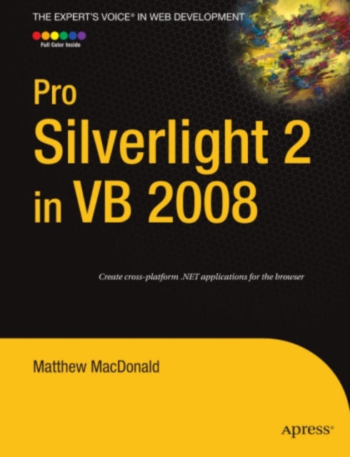 Book Cover for Pro Silverlight 2 in VB 2008 by Matthew MacDonald