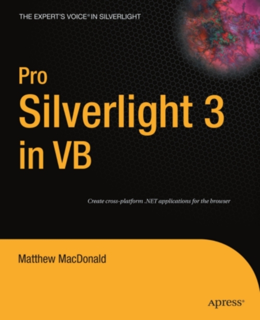 Book Cover for Pro Silverlight 3 in VB by Matthew MacDonald