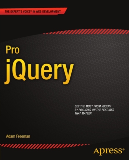 Book Cover for Pro jQuery by Adam Freeman