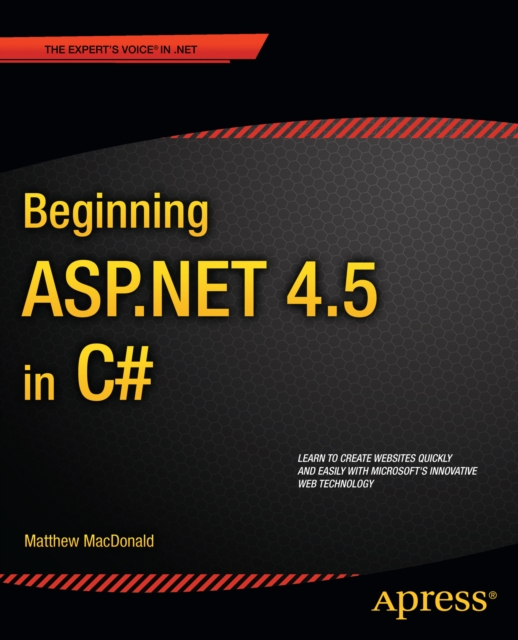 Book Cover for Beginning ASP.NET 4.5 in C# by Matthew MacDonald