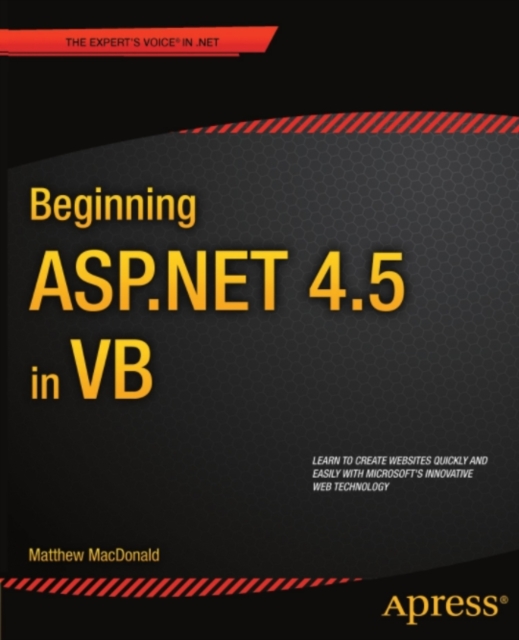 Book Cover for Beginning ASP.NET 4.5 in VB by Matthew MacDonald