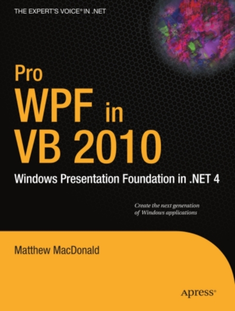 Book Cover for Pro WPF in VB 2010 by Matthew MacDonald