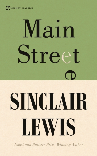 Book Cover for Main Street by Sinclair Lewis