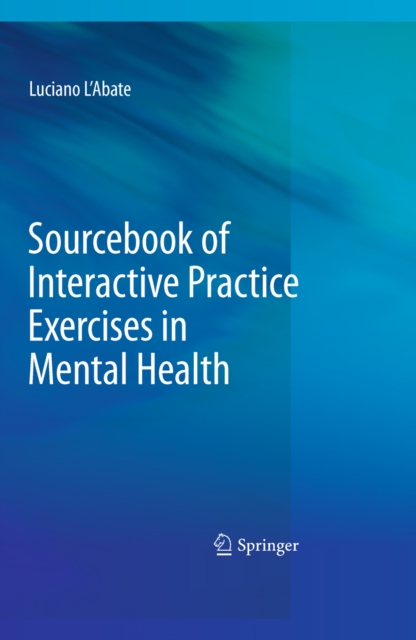 Book Cover for Sourcebook of Interactive Practice Exercises in Mental Health by Luciano L'Abate