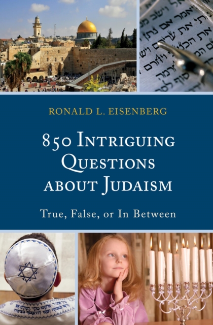 Book Cover for 850 Intriguing Questions about Judaism by Ronald L. Eisenberg