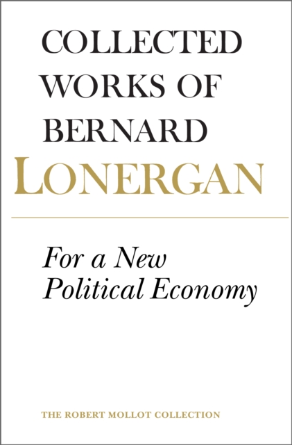 Book Cover for For a New Political Economy by Bernard Lonergan