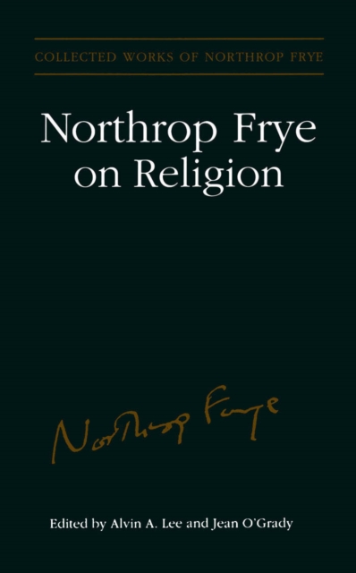 Book Cover for Northrop Frye on Religion by Frye, Northrop