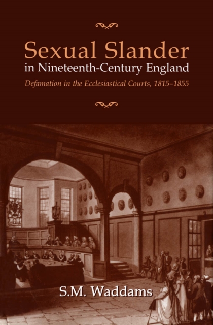 Book Cover for Sexual Slander in Nineteenth-Century England by S.M. Waddams