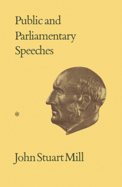 Book Cover for Public and Parliamentary Speeches by John Stuart Mill