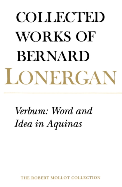 Book Cover for Verbum by Bernard Lonergan