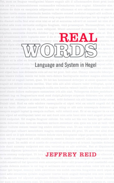 Book Cover for Real Words by Jeffrey Reid