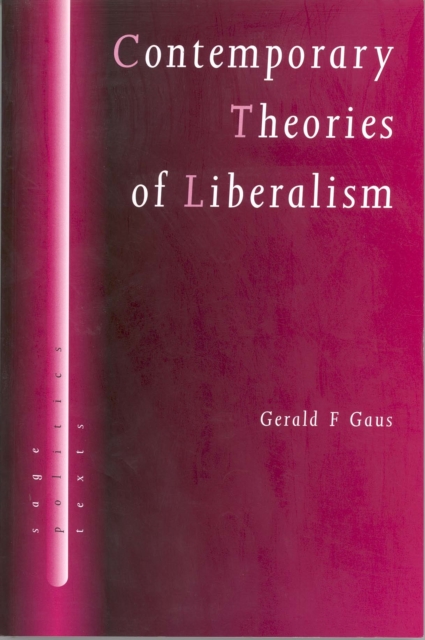 Book Cover for Contemporary Theories of Liberalism by Gerald F Gaus