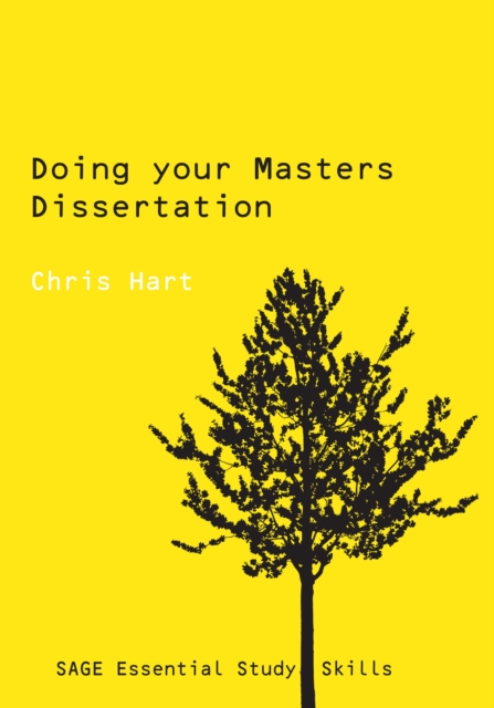 Book Cover for Doing Your Masters Dissertation by Chris Hart