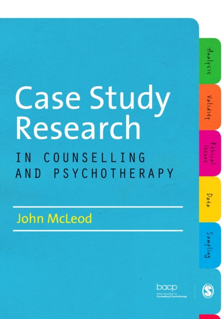 Book Cover for Case Study Research in Counselling and Psychotherapy by John McLeod