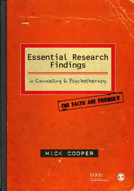 Book Cover for Essential Research Findings in Counselling and Psychotherapy by Mick Cooper