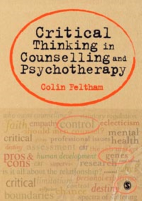 Book Cover for Critical Thinking in Counselling and Psychotherapy by Colin Feltham