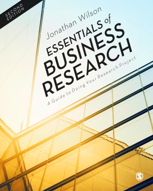 Book Cover for Essentials of Business Research by Jonathan Wilson