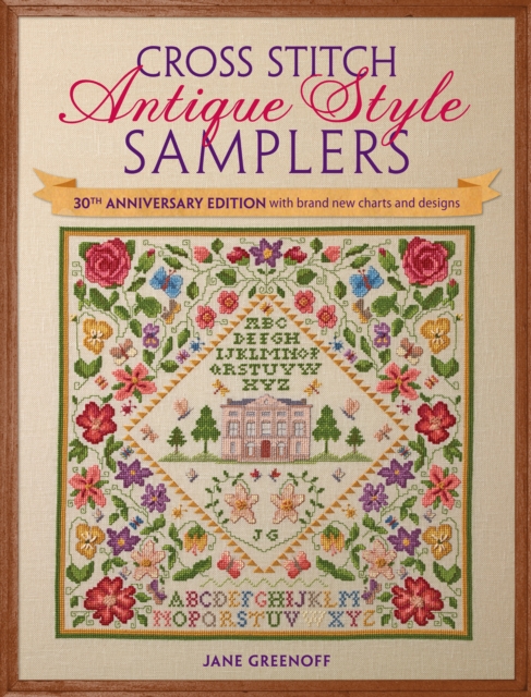 Book Cover for Cross Stitch Antique Style Samplers by Jane Greenoff