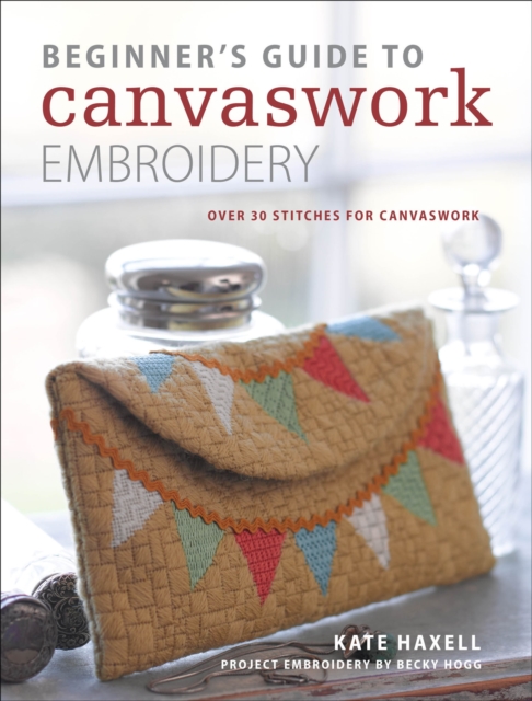 Book Cover for Beginner's Guide to Canvaswork Embroidery by Kate Haxell