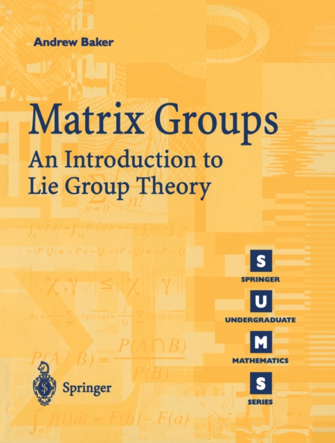 Book Cover for Matrix Groups by Andrew Baker