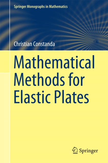 Book Cover for Mathematical Methods for Elastic Plates by Christian Constanda