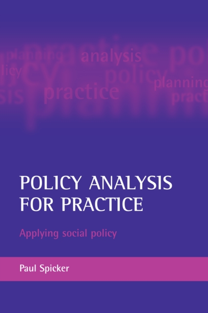 Policy analysis for practice