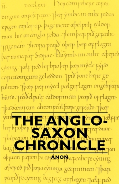 Book Cover for Anglo-Saxon Chronicle by Anon