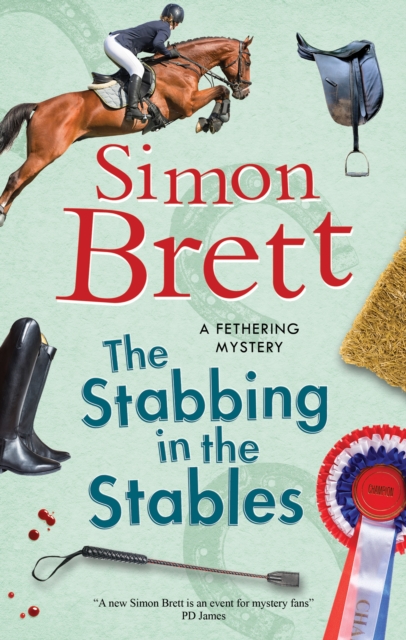 Book Cover for Stabbing in the Stables, The by Simon Brett