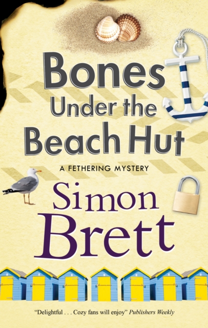 Book Cover for Bones Under the Beach Hut by Simon Brett