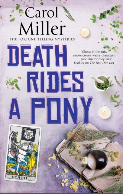 Book Cover for Death Rides A Pony by Carol Miller
