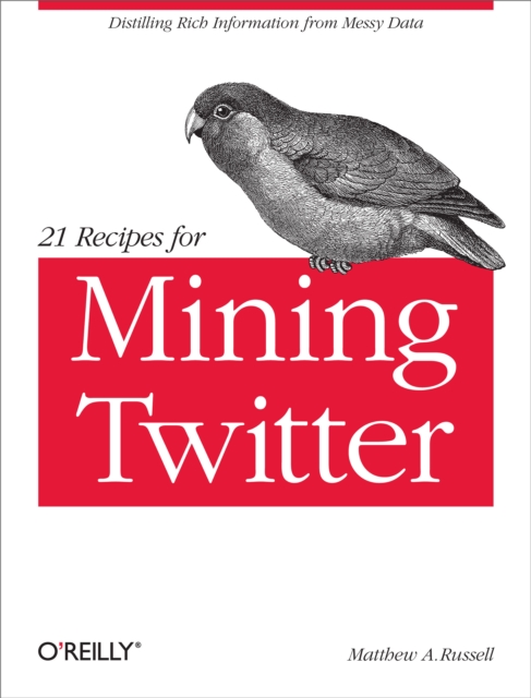 Book Cover for 21 Recipes for Mining Twitter by Matthew A. Russell