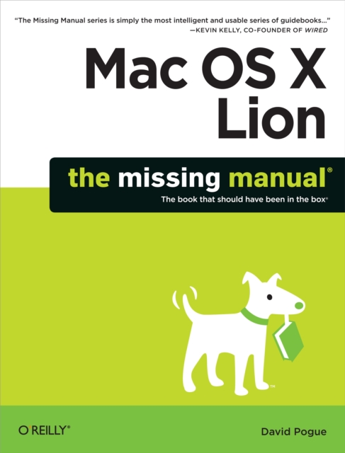 Book Cover for Mac OS X Lion: The Missing Manual by David Pogue