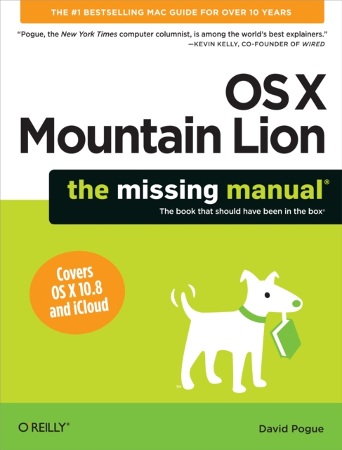 Book Cover for OS X Mountain Lion: The Missing Manual by David Pogue