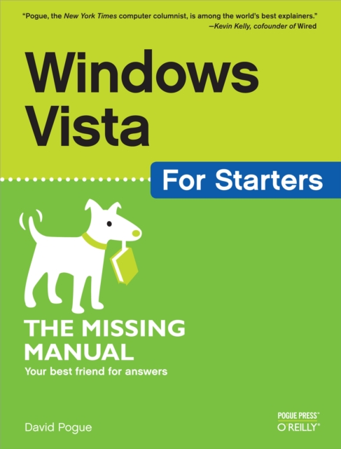 Book Cover for Windows Vista for Starters: The Missing Manual by David Pogue