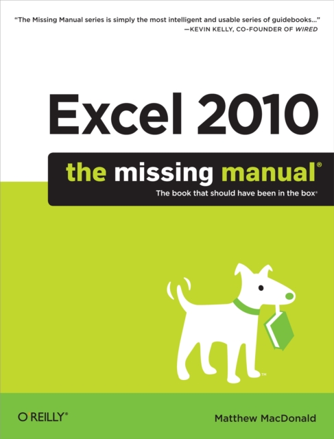 Book Cover for Excel 2010: The Missing Manual by Matthew MacDonald