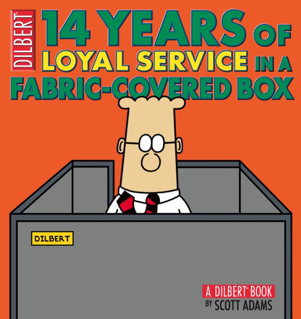 Book Cover for 14 Years of Loyal Service in a Fabric-Covered Box by Scott Adams