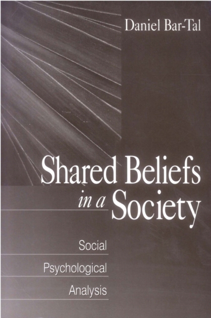 Book Cover for Shared Beliefs in a Society by Daniel Bar-Tal